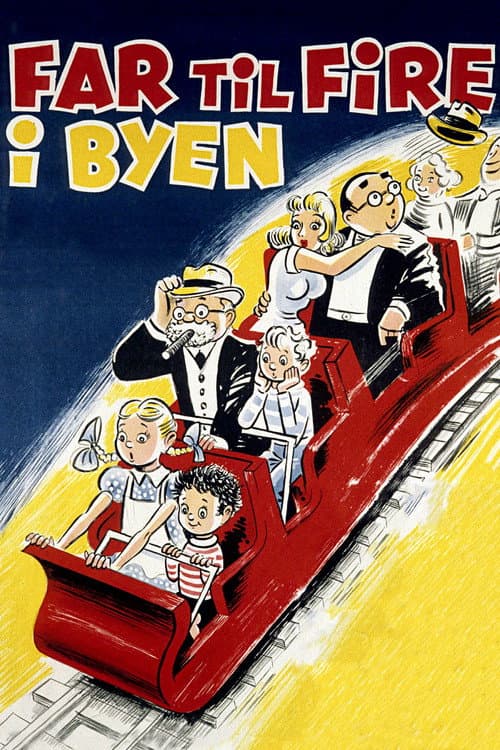 Far til fire i byen (1956) poster