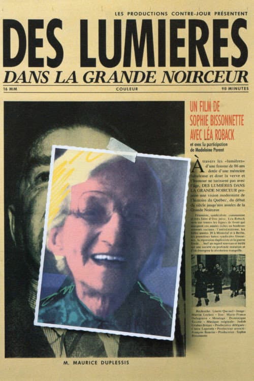 Des lumières dans la grande noirceur (1991) poster