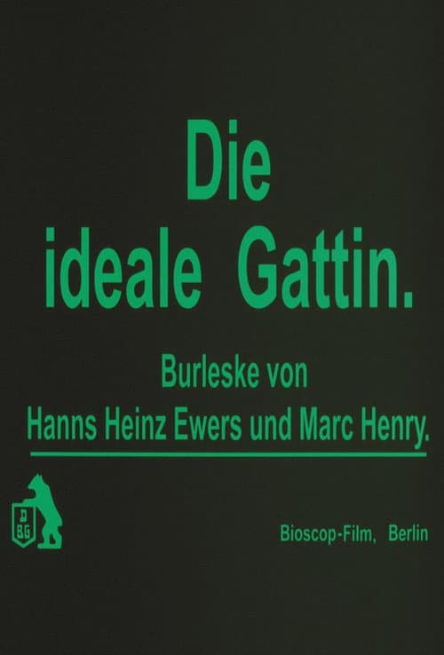 Die ideale Gattin (1913) poster