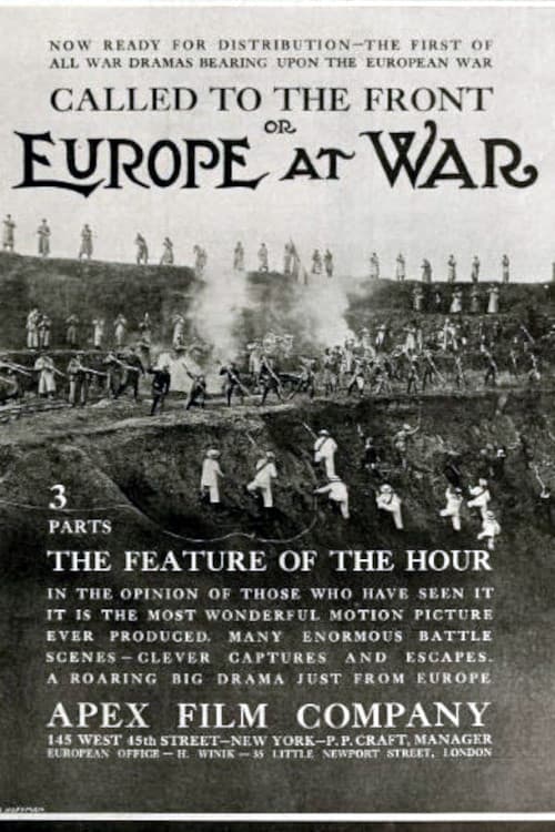 Called to the Front (1914) poster