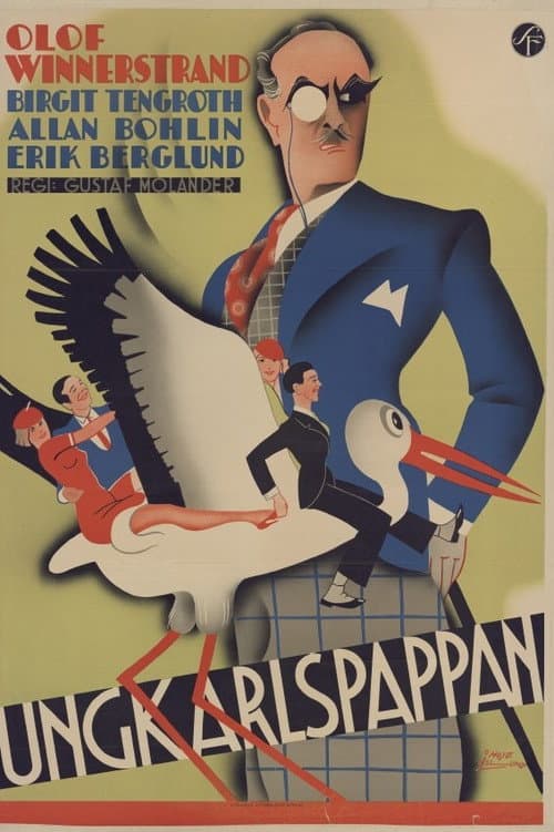 Ungkarlspappan (1935) poster