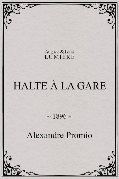 Halte à la gare (1896) poster