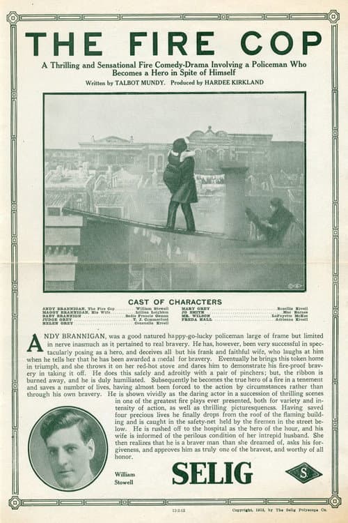 The Fire Cop (1912) poster
