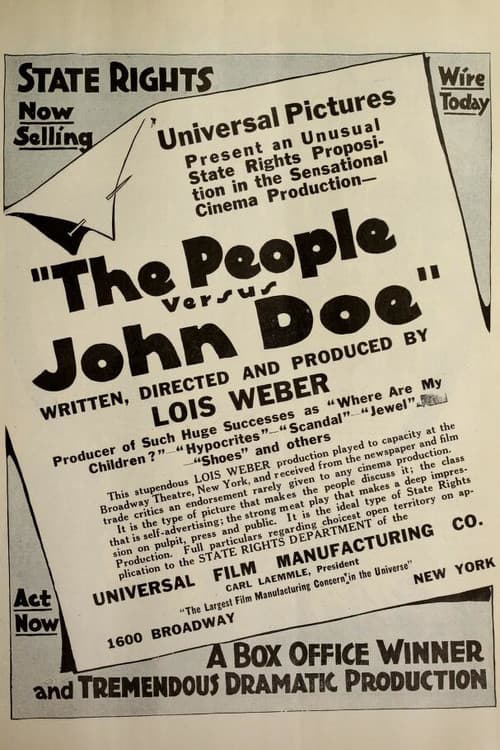 The People vs. John Doe (1916) poster