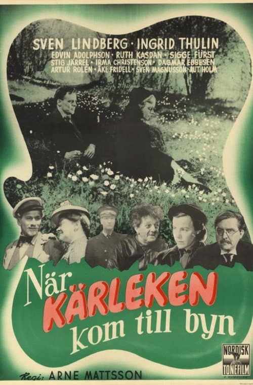När kärleken kom till byn (1950) poster