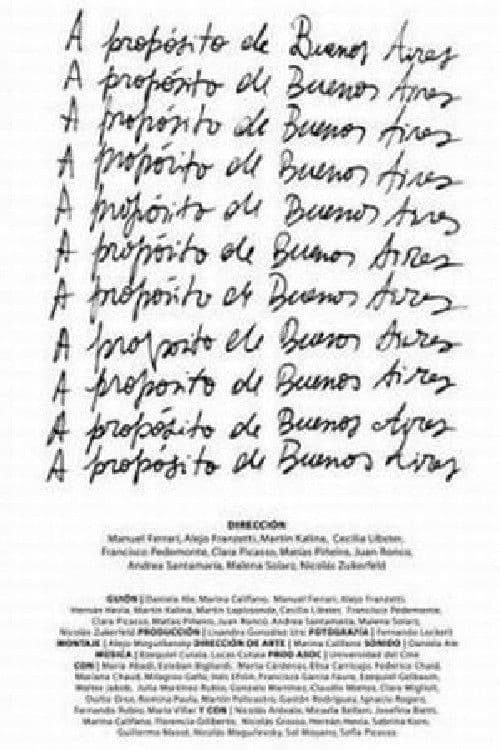 A propósito de Buenos Aires (2006) poster