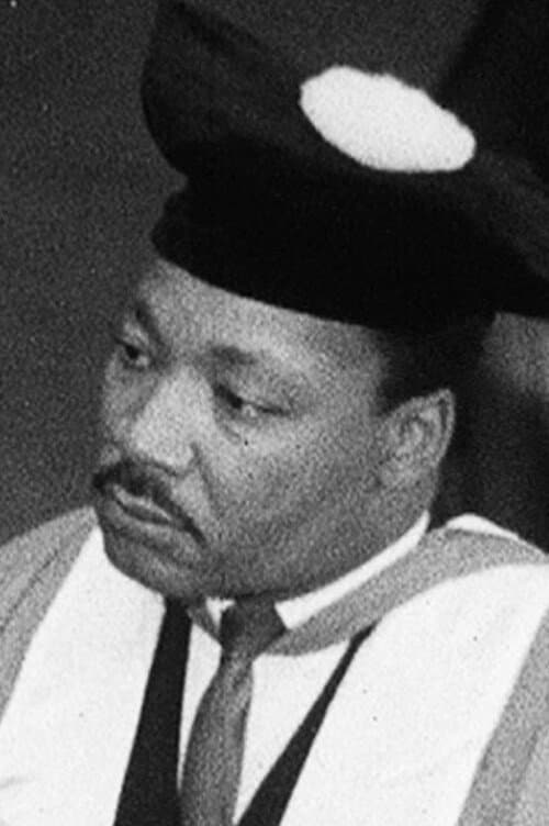 Martin Luther King at Newcastle University (1967) poster