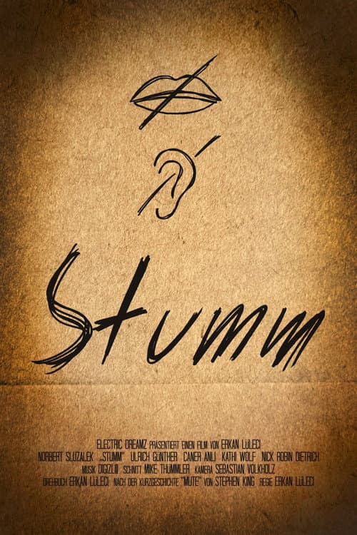Stumm (2019) poster