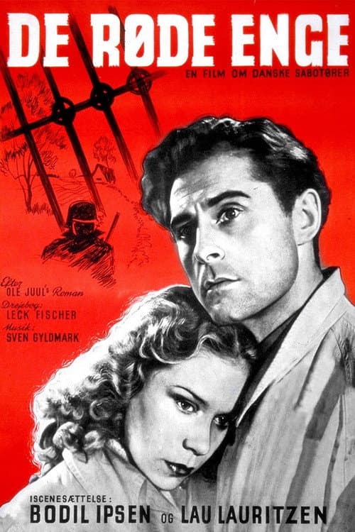 De røde enge (1945) poster
