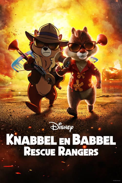 Knabbel en Babbel Rescue Rangers (2022) poster