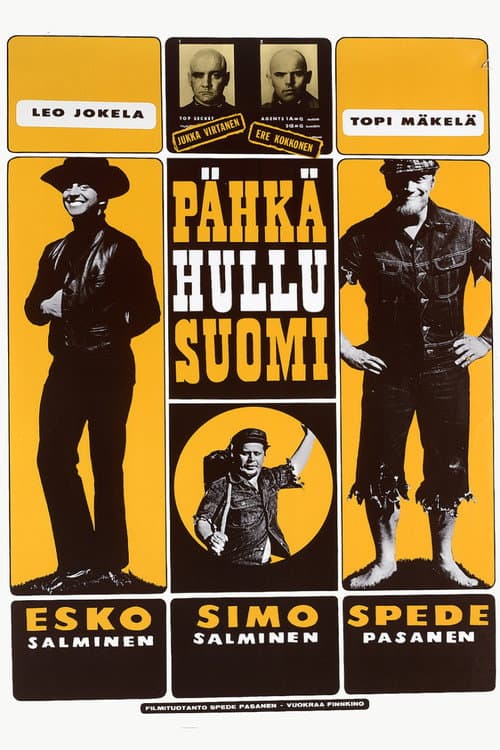 Pähkähullu Suomi (1967) poster