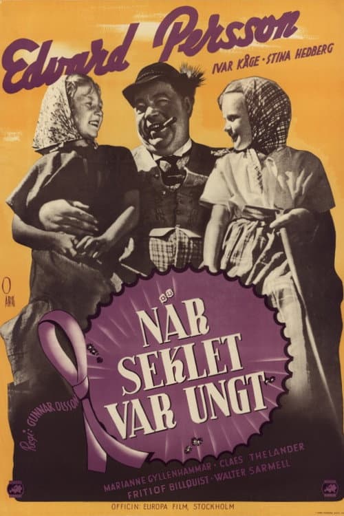 När seklet var ungt (1944) poster