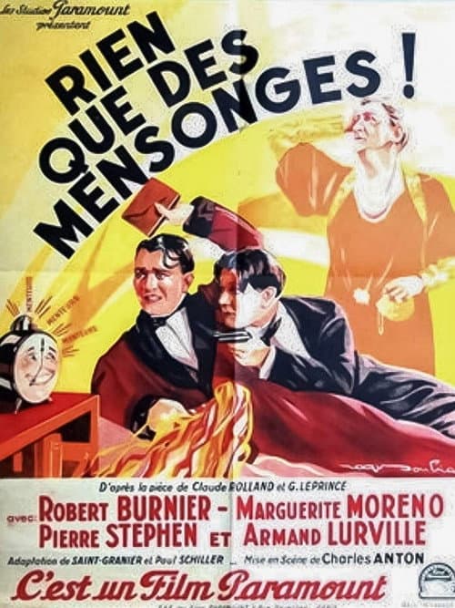 Rien que des mensonges (1933) poster