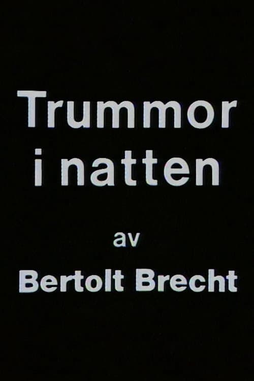 Trummor i natten (1972) poster