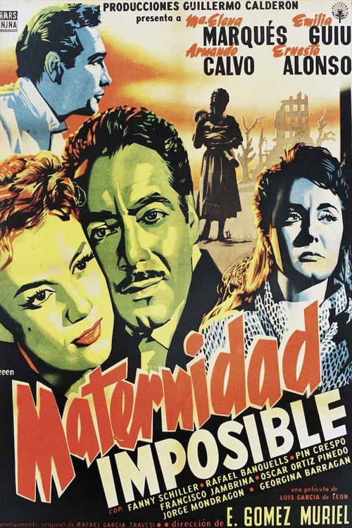 Maternidad imposible (1955) poster