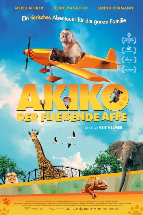 Akiko, der fliegende Affe (2025) poster