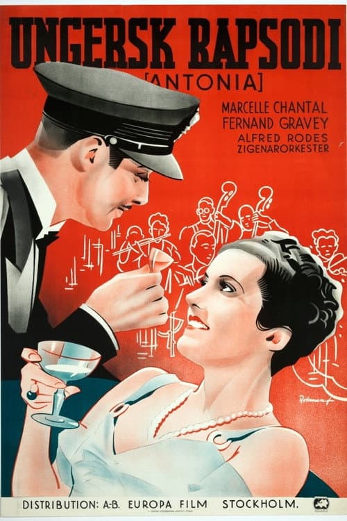 Antonia, romance hongroise (1935) poster