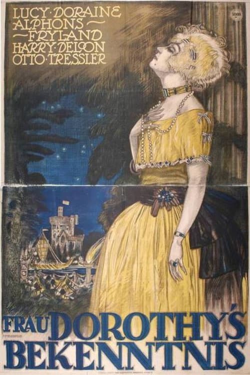Frau Dorothys Bekenntnis (1921) poster