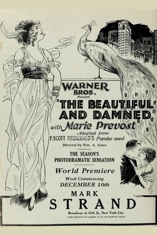 The Beautiful and Damned (1922) poster