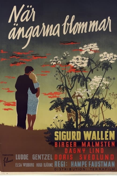 När ängarna blommar (1946) poster