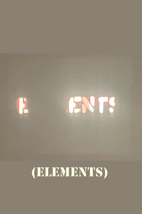 Elements (1972) poster