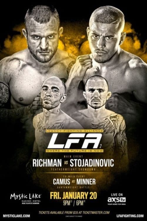 Legacy Fighting Alliance 2: Richman vs. Stojadinovic (2017) poster