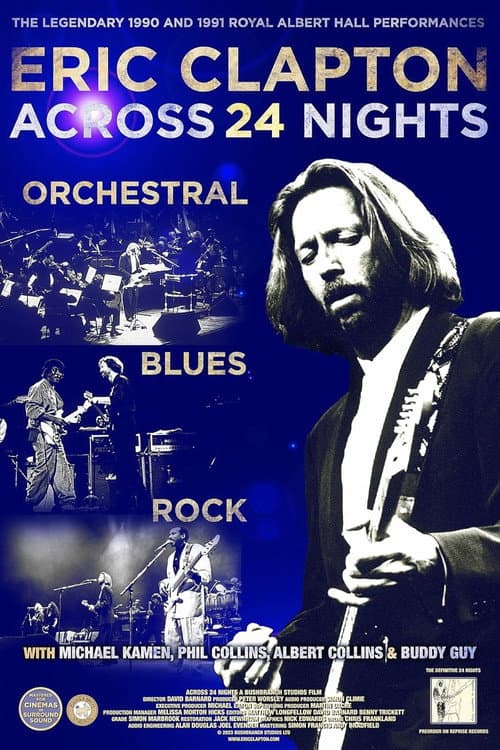 Eric Clapton: Across 24 Nights (2023) poster