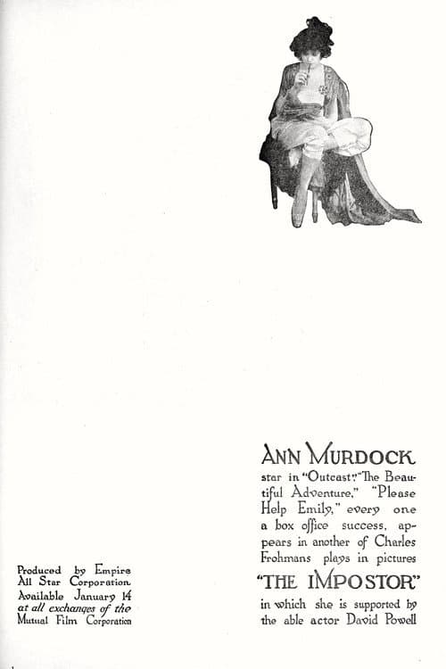 The Impostor (1918) poster
