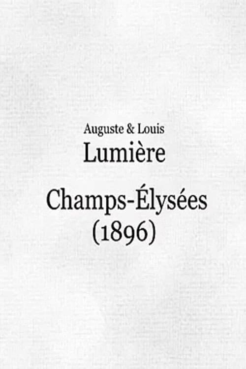 Champs-Élysées (1896) poster