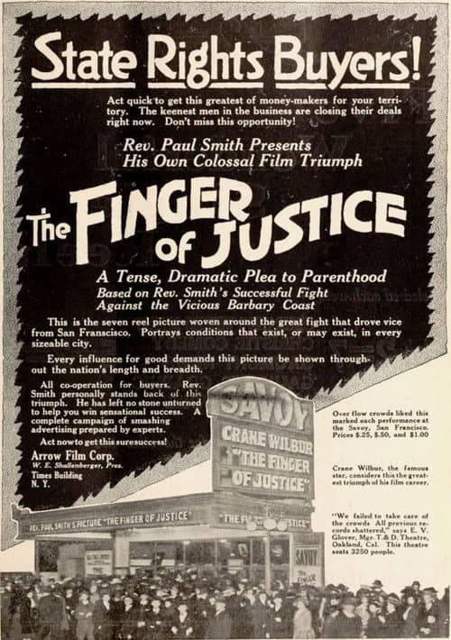 The Finger of Justice (1918) poster