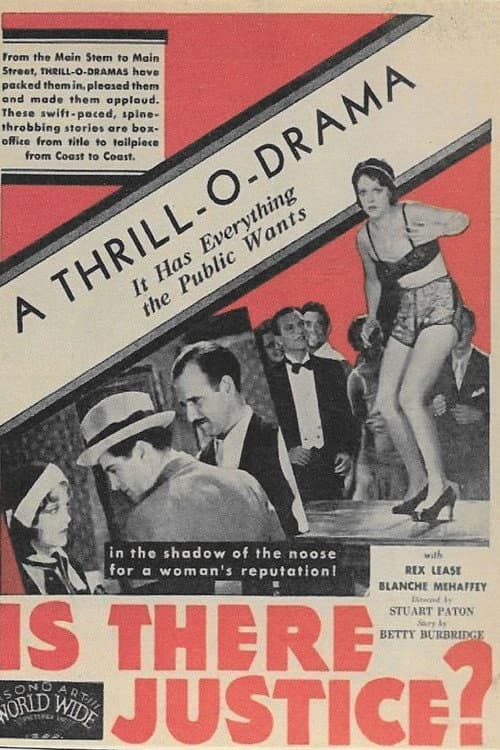 Is There Justice? (1931) poster