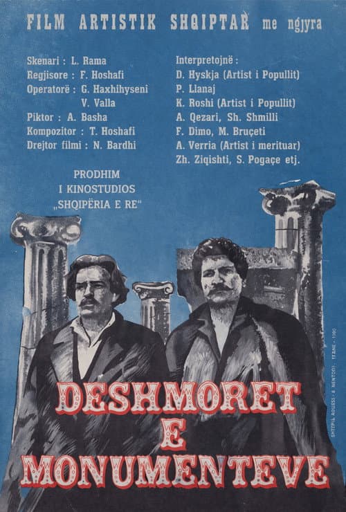 Dëshmorët e monumenteve (1980) poster