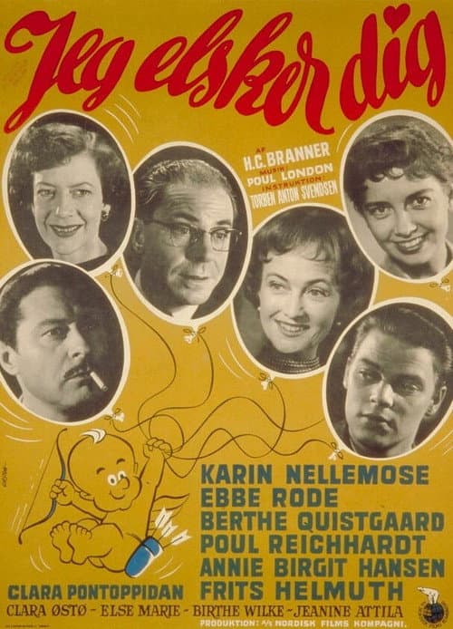 Jeg elsker dig (1957) poster