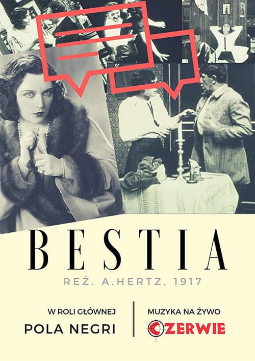 Bestia (1917) poster