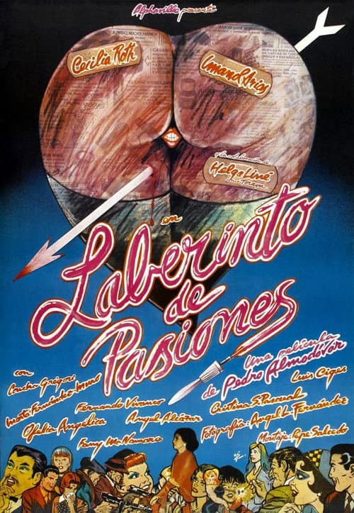 Laberinto de pasiones (1982) poster