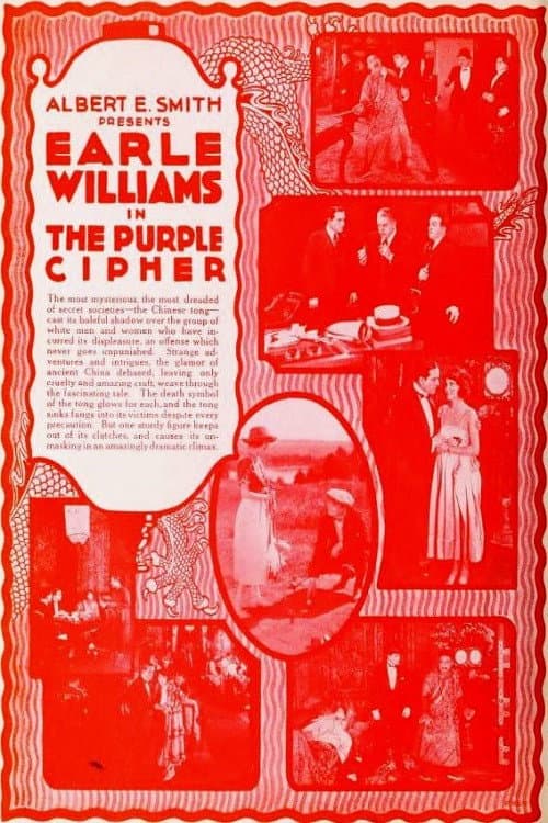The Purple Cipher (1920) poster