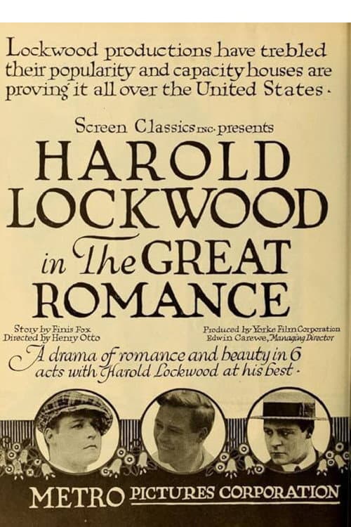 The Great Romance (1919) poster
