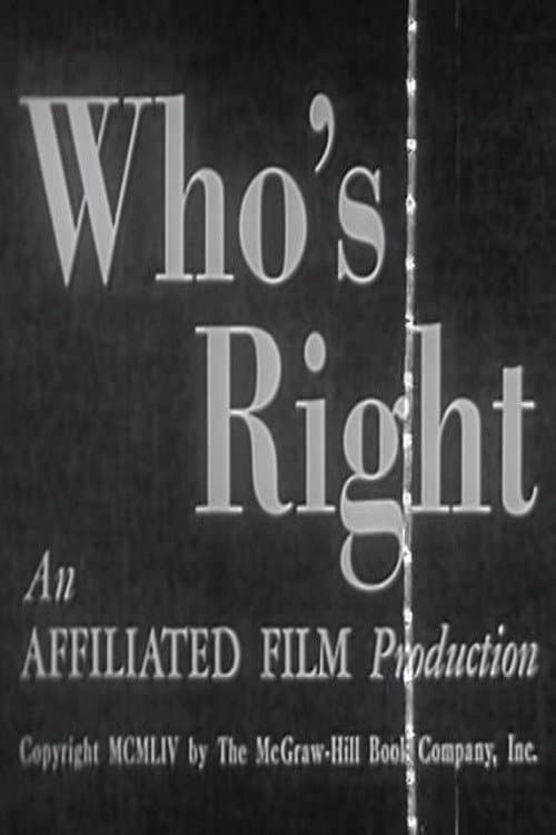 Who's Right? (1954) poster