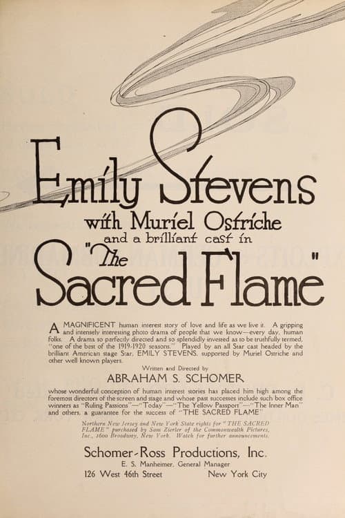 The Sacred Flame (1920) poster