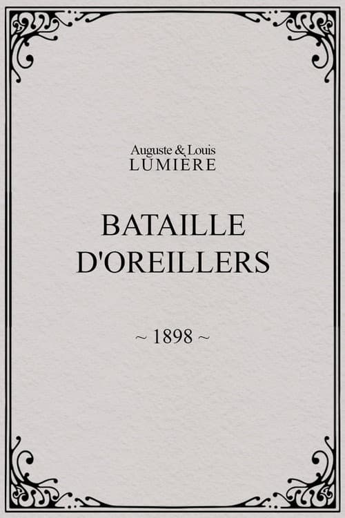 Bataille d'oreillers (1898) poster