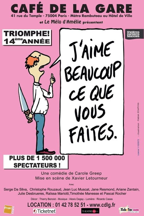J'aime beaucoup ce que vous faites (2017) poster