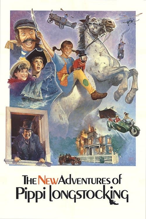 De Nieuwe Avonturen van Pippi Langkous (1988) poster