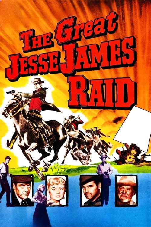 The Great Jesse James Raid (1953) poster