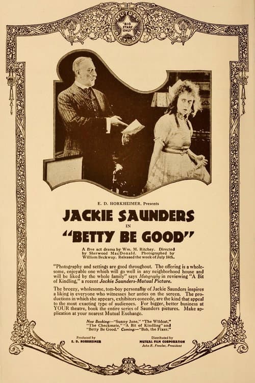 Betty Be Good (1917) poster
