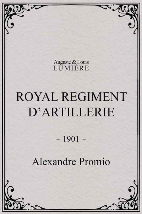 Royal regiment d’artillerie (1901) poster