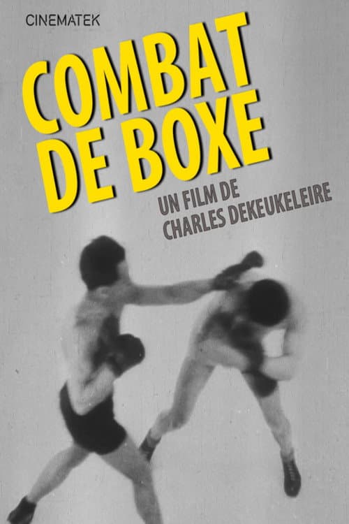 Combat de boxe (1927) poster