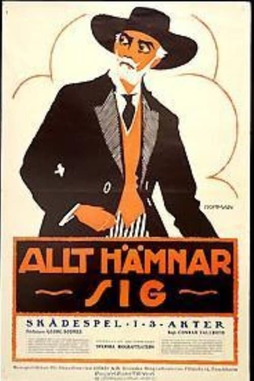 Allt hämnar sig (1917) poster