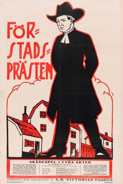 Förstadsprästen (1917) poster