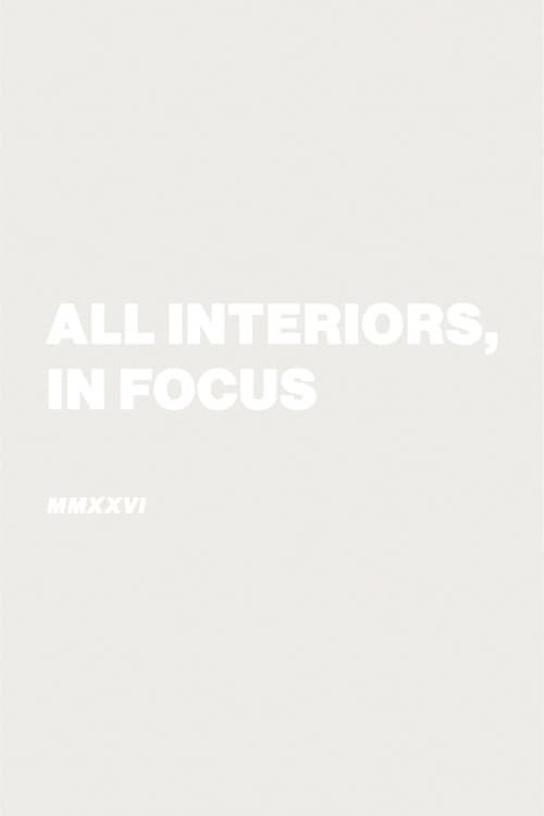 All Interiors, In Focus (2026) poster