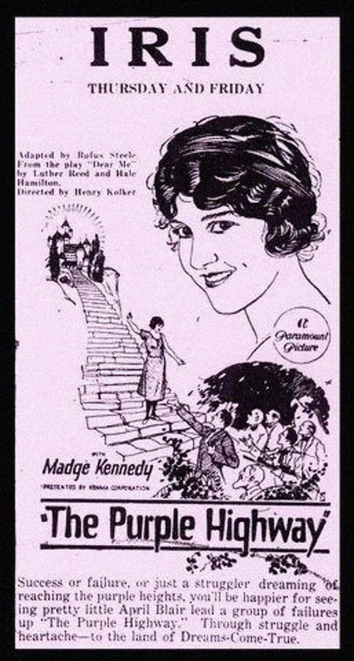 The Purple Highway (1923) poster